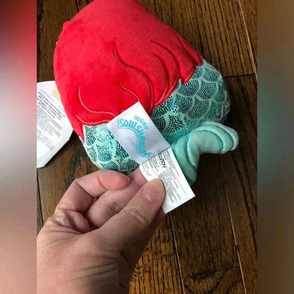 Original Squishmallows x Disney: The Little Mermaid 5” Ariel and Flounder - NWT! - Picture 5 of 7